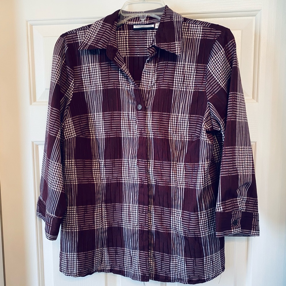 Croft and Barrow Stretch Blouse